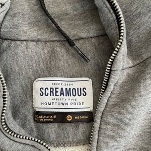 Zipper hoodie sweater